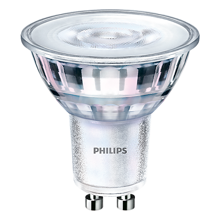 Stmívatelná LED žárovka GU10 Philips úhel 36° životnost 15.000 výběr W a barvy světla