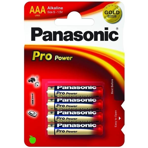 Baterie Panasonic Alkaline Pro Power LR03 (AAA) 1,5V