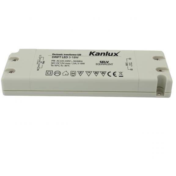 Kanlux 08550 DRIFT LED 3-18W - Elektronický napěťový transformátor