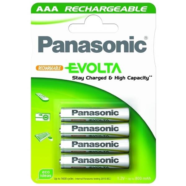 Aku baterie Panasonic Evolta aku HR03 AAA 1,2V Ni-MH 750mAh blist 4ks