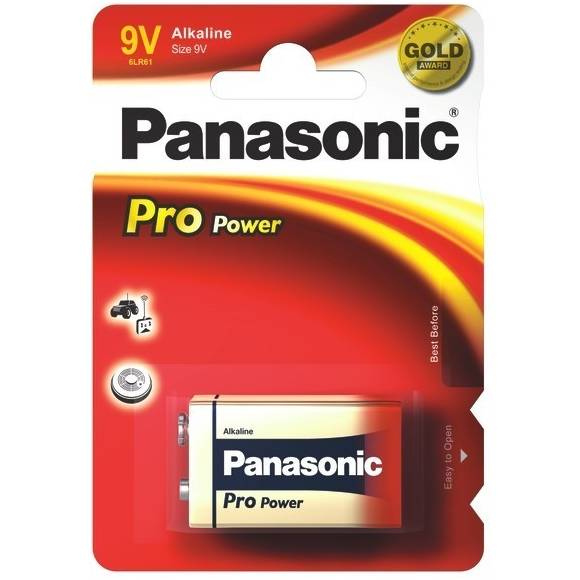 Baterie Panasonic Alkaline Pro Power 6LR61 9V blistr 1ks