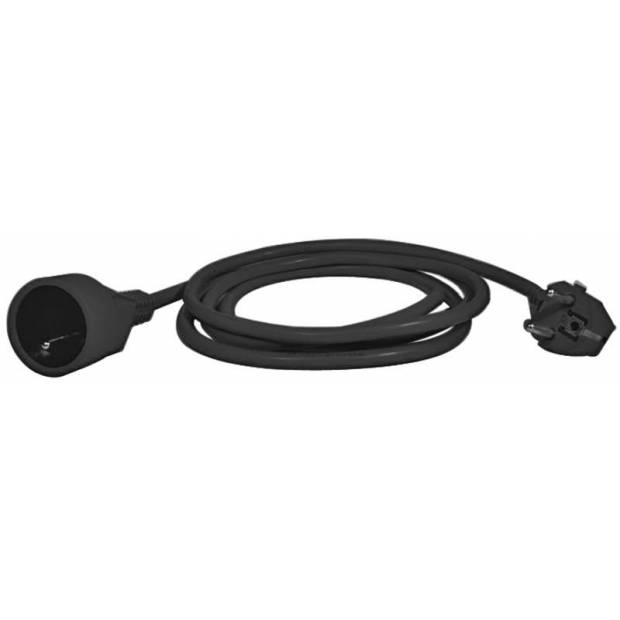 Emos PC0113 Prodlužovací kabel černý spojka 3m
