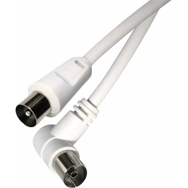 Emos SD3102 Anténní koaxiální kabel stíněný 2,5m - úhlová vidlice