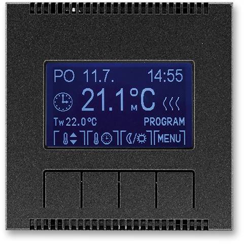 ABB 3292M-A10301 37 Termostat univerzální programovatelný Neo Tech onyx