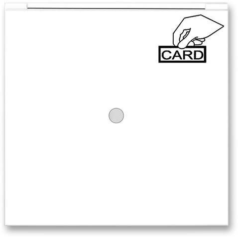 ABB 3559M-A00700 03 Kryt spínače kartového s čirým průzorem Neo bílá