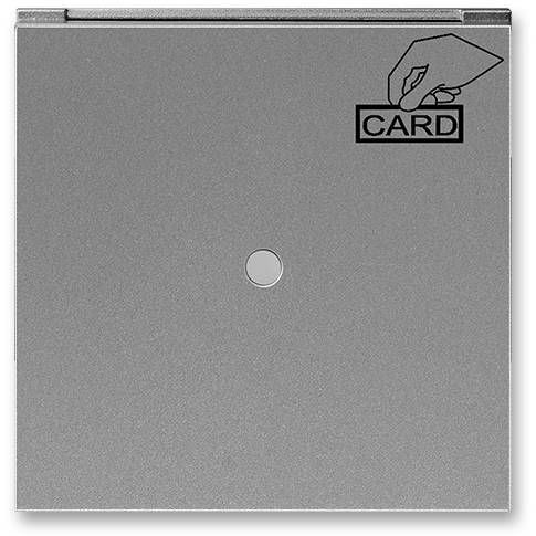 ABB 3559M-A00700 36 Kryt spínače kartového s čirým průzorem Neo Tech ocelová