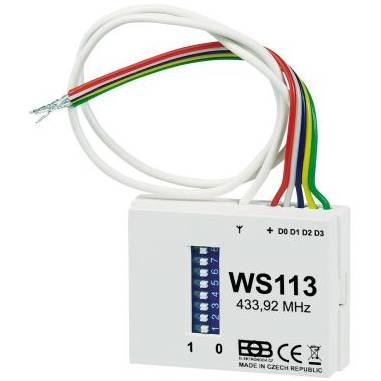 Vysílač pro bezdrátové zvonky pod vypínač WS113 Elektrobock