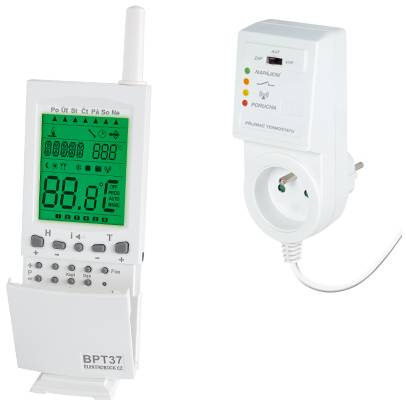 Prostorový bezdrátový termostat BPT37 Elektrobock