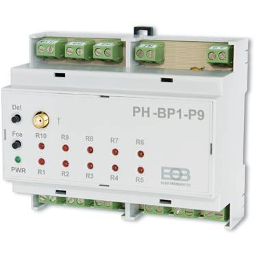 Bezdrátový 9-kanálový přijímač  PH-BP1-P9 Elektrobock