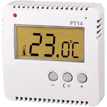 Prostorový termostat s týdenním programem PT14 Elektrobock