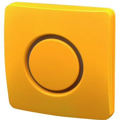Bezdrátový zvonek BZ10-12 barva žlutá s dosahem až 80m na volné ploše