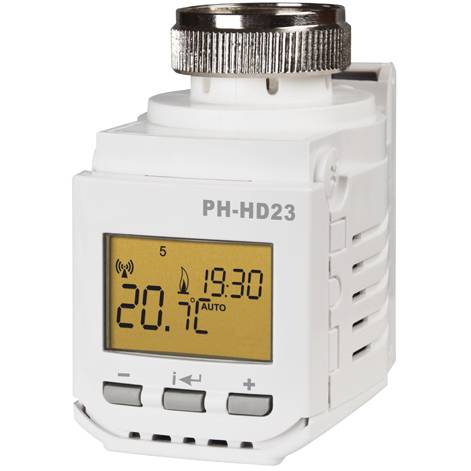 Bezdrátová digitální termohlavice PH-HD23 Elektrobock