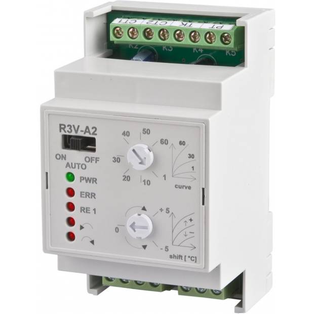 Regulátor tří- a čtyřcestných ventilůs ekvitermním řízením pro UT R3V-A2 Elektrobock