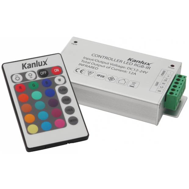 Kanlux CONTROLLER LED RGB-IR - řídící jednotka LED pásku  08041