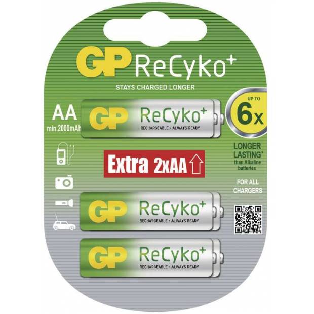 GP ReCyko+ HR6 AA tužková B0827E 6ks Nabíjecí baterie