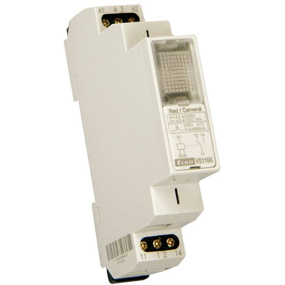 Pomocné relé VS308K bílá LED indikace ELKO EP