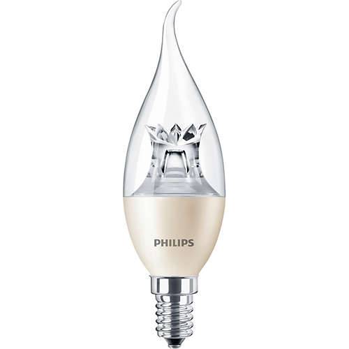 Philips LEDcandle DT 4-25W E14 827 BA38 svíčková žárovka