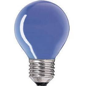 Žárovka 15W E27 230V P45 iluminační modrá