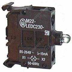 Eaton M22-LEDC230-R kontrolka LED, zadní provedení