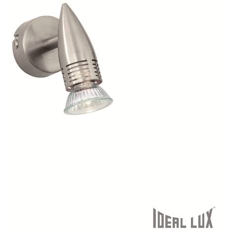 009377 Massive Bodové svítidlo ideal lux alfa ap1 nickel  stříbrné
