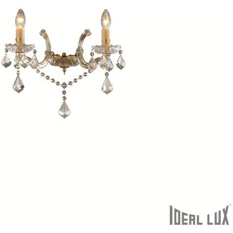 035659 Massive Nástěnné svítidlo ideal lux florian ap2 oro  zlaté