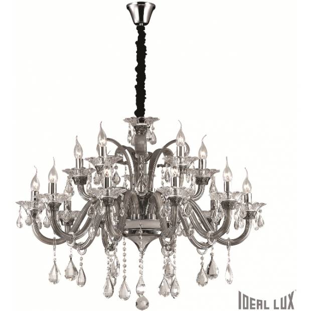 081526 Massive Závěsné svítidlo ideal lux colossal sp15 grigio  šedé 95cm