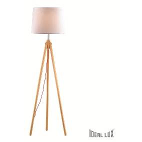 089805 Massive Stojací lampa ideal lux york pt1 wood  imitace dřeva