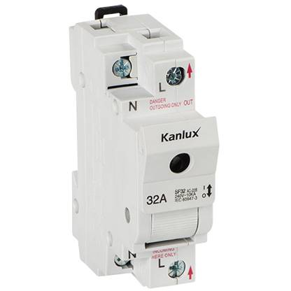 Kanlux KSF02-32-1P+N   Pojistkový držák do rozvaděče          23340
