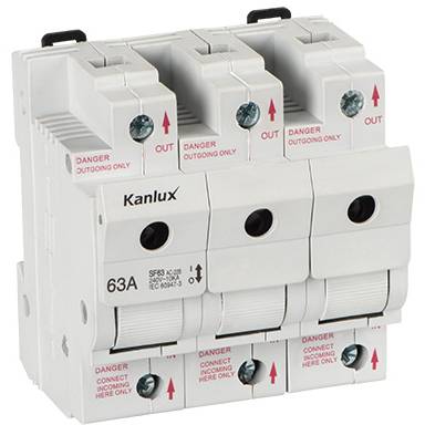 Kanlux KSF02-63-3P   Pojistkový držák do rozvaděče            23343