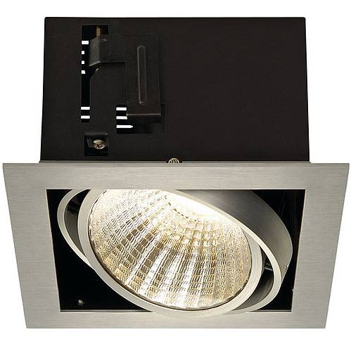 SLV 115736 KADUX LED DL Set hliník kartáčovaný svítidlo zapustné stropní hranaté výklopné