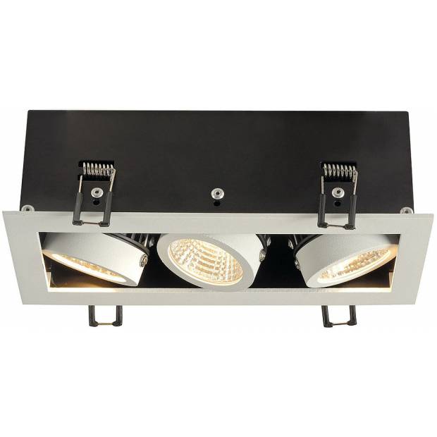 SLV 115721 KADUX LED DL Set matná bílé svítidlo zapustné stropní hranaté výklopné