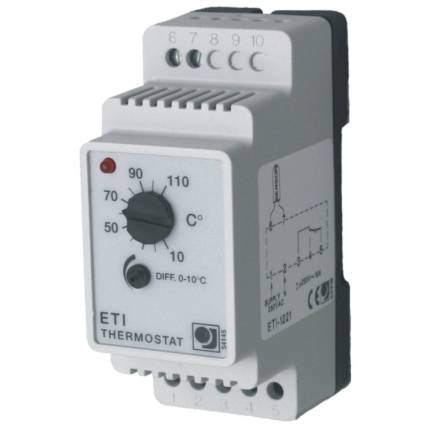 V-systém průmyslový termostat ETI/F-1221