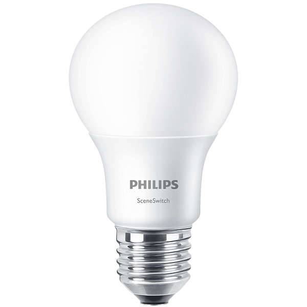 LED žárovka E27 Philips mění barvu světla 2700°K a 4000°K