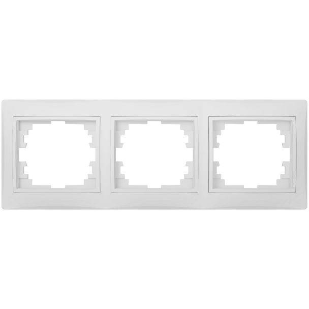 Kanlux DOMO Trojnásobný horizontální rámeček - bílá 24764
