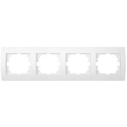 Kanlux LOGI Čtyřnásobný horizontální rámeček - bílá 25120