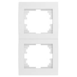 Kanlux LOGI Dvojnásobný vertikální rámeček - bílá 25122