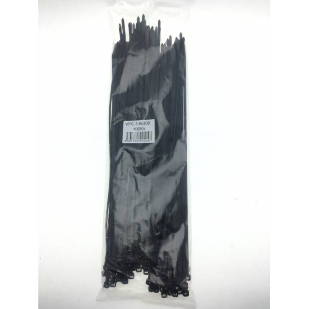 Bindr páska 3.6 x 300mm barva černá