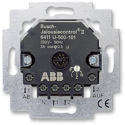 ABB 6410-0-0378 Přístroj spínače žaluziového elektronického (typ 6411 U-101)