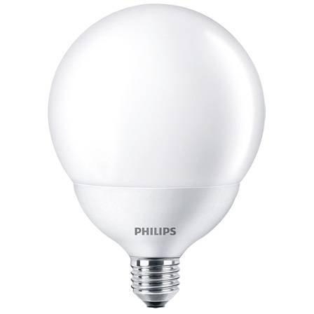 led žárovka E27 Philips 18W opálová velká baňka koule 2700°K žárovkové světlo EAN 8718696567593
