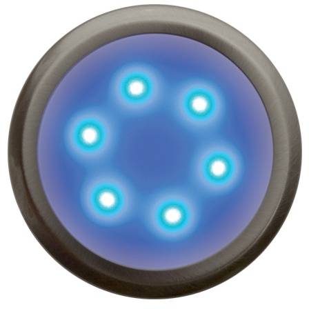 D3/NM DEKORA 3 dekorativní LED svítidlo, nerez - modrá Panlux