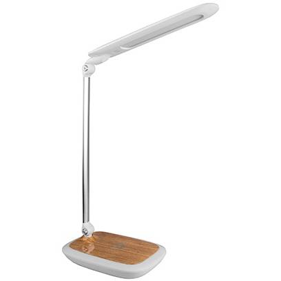 PN15300015 DIPLOMAT stolní lampička s bezdrátovým nabíjením, světlé dřevo Panlux