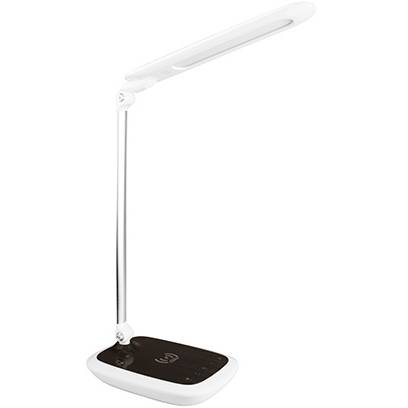PN15300016 DIPLOMAT stolní lampička s vestavnou bezdrátovým nabíjením, tmavé dřevo Panlux
