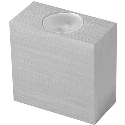 V2/NBS VARIO DOUBLE dekorativní svítidlo 2LED, stříbrná (aluminium) - studená bílá Panlux