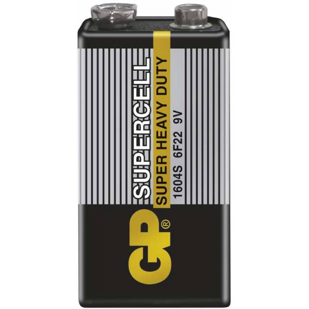 GP B1150 baterie Supercell 6F22 (9V), 1 ks ve fólii