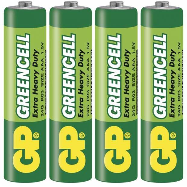 GP B1211 baterie Greencell R03 (AAA), 4 ks v blistru