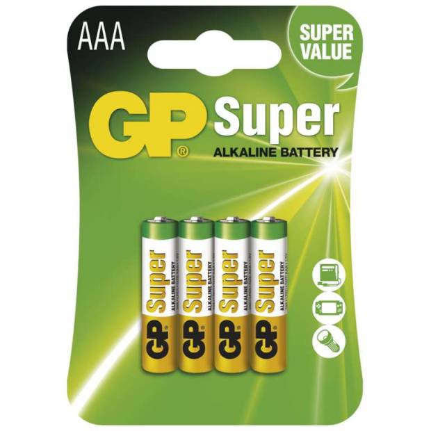 GP B1311 Alkalická baterie Super LR03 AAA