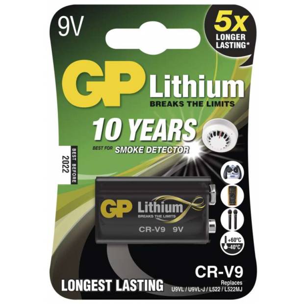 GP B1509 baterie lithiová CR-V9, 1 ks v blistru