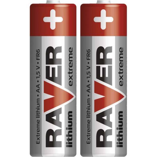 B7821 Lithiová baterie RAVER FR6 (AA), blistr Raver