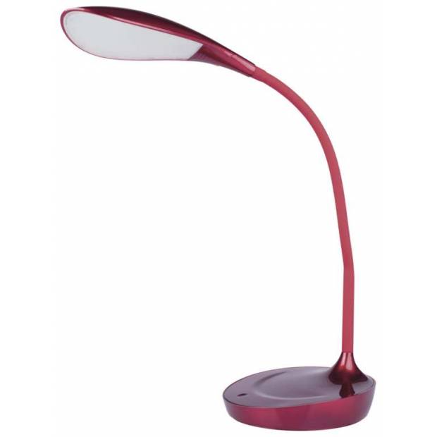 Z7596R LED stolní lampa DEL-1321, červená s USB EMOS Lighting