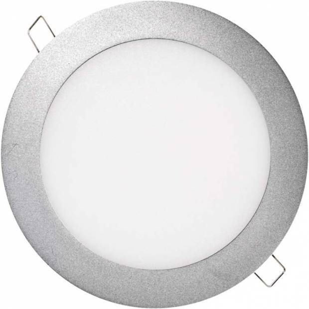 ZD1232 LED panel 175mm, kruhový vestavný stříbrný, 12W neutr. bílá EMOS Lighting